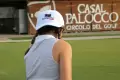 Giocatore su campo da golf